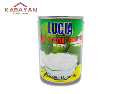 Lucia Young Coconut Pulp In Syrup 20oz 565g